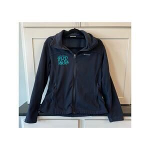 Navy Columbia Fleece full zip XL